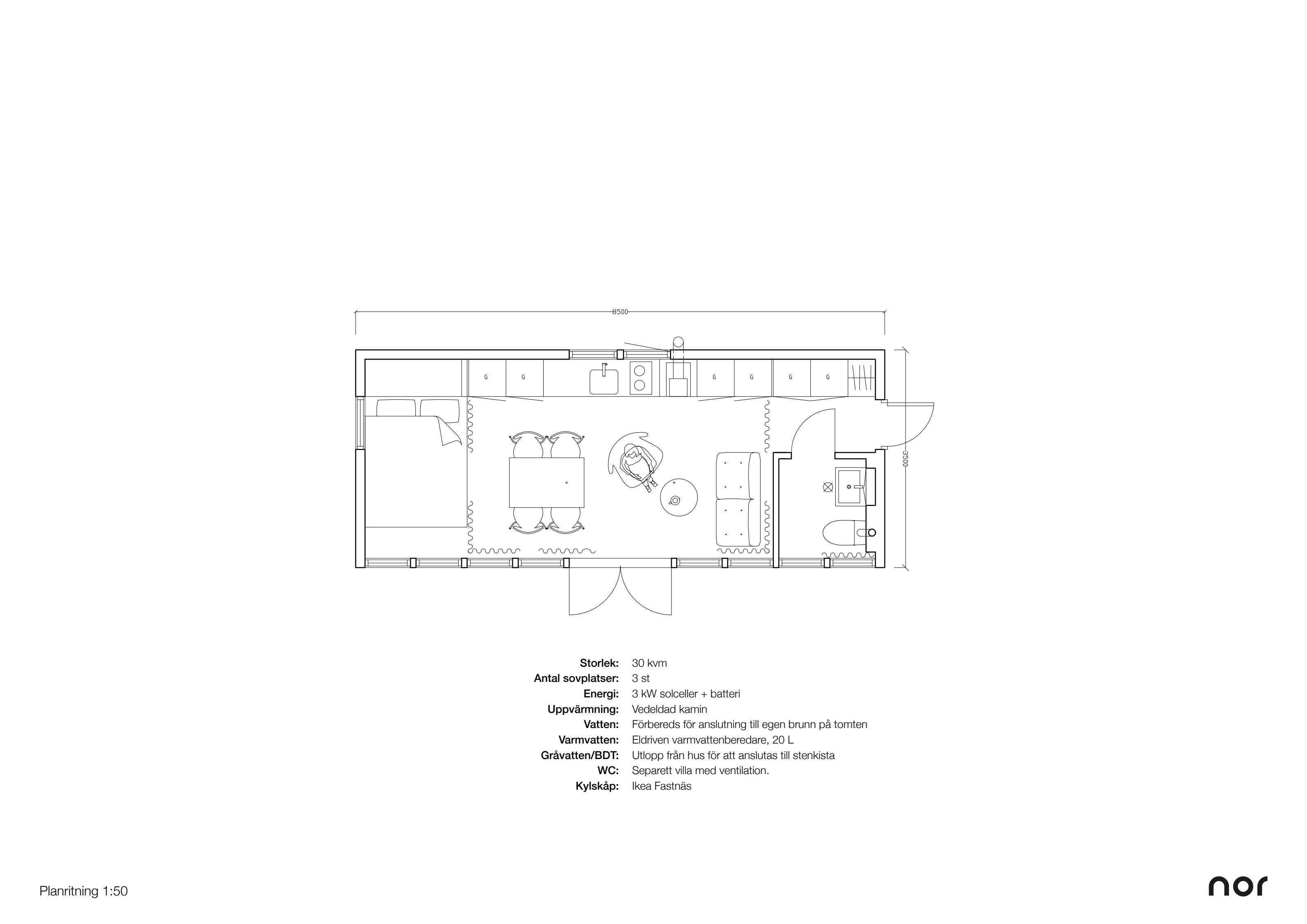 Planritning Nor30 pilotprojekt